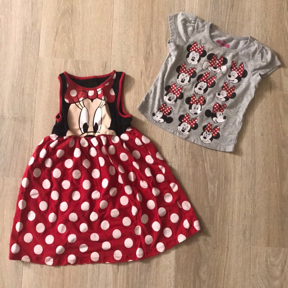 🖤❤️Minnie Mouse Dress & T-shirt ❤️🖤